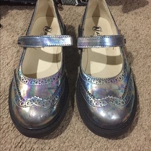 Naturino Oil Slick Mary Janes